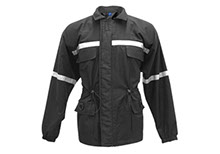 Casaca en polynan con cintas reflectivas