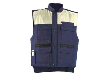 Chaleco en tela drill