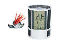 Porta lapicero reloj clip