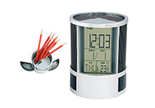 Porta lapicero reloj clip