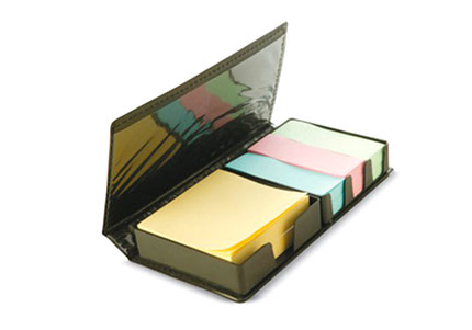 Porta taco con post it