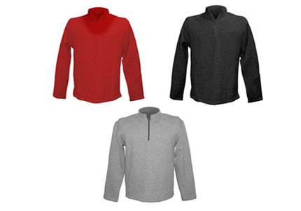Polos manga larga con cierre